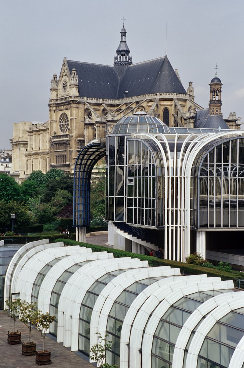 Paris - Forum des Halles und Saint-Eustache
